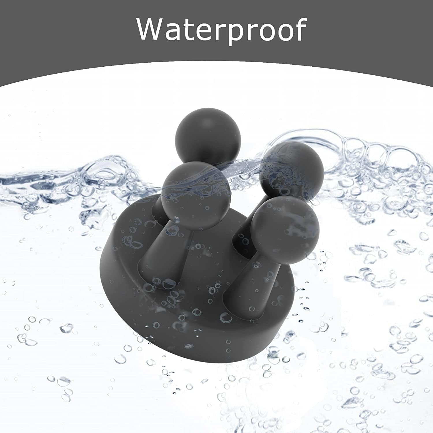 4 Pack Wall Hooks Toothbrush Holders, Multi-Purpose Silicone Key Hanging Holder, Wall Mounted Razor Holder for Shower, Self Adhesive Towel Hook, Bathroom Kitchen Office Accessories (Black) - Green image number 2