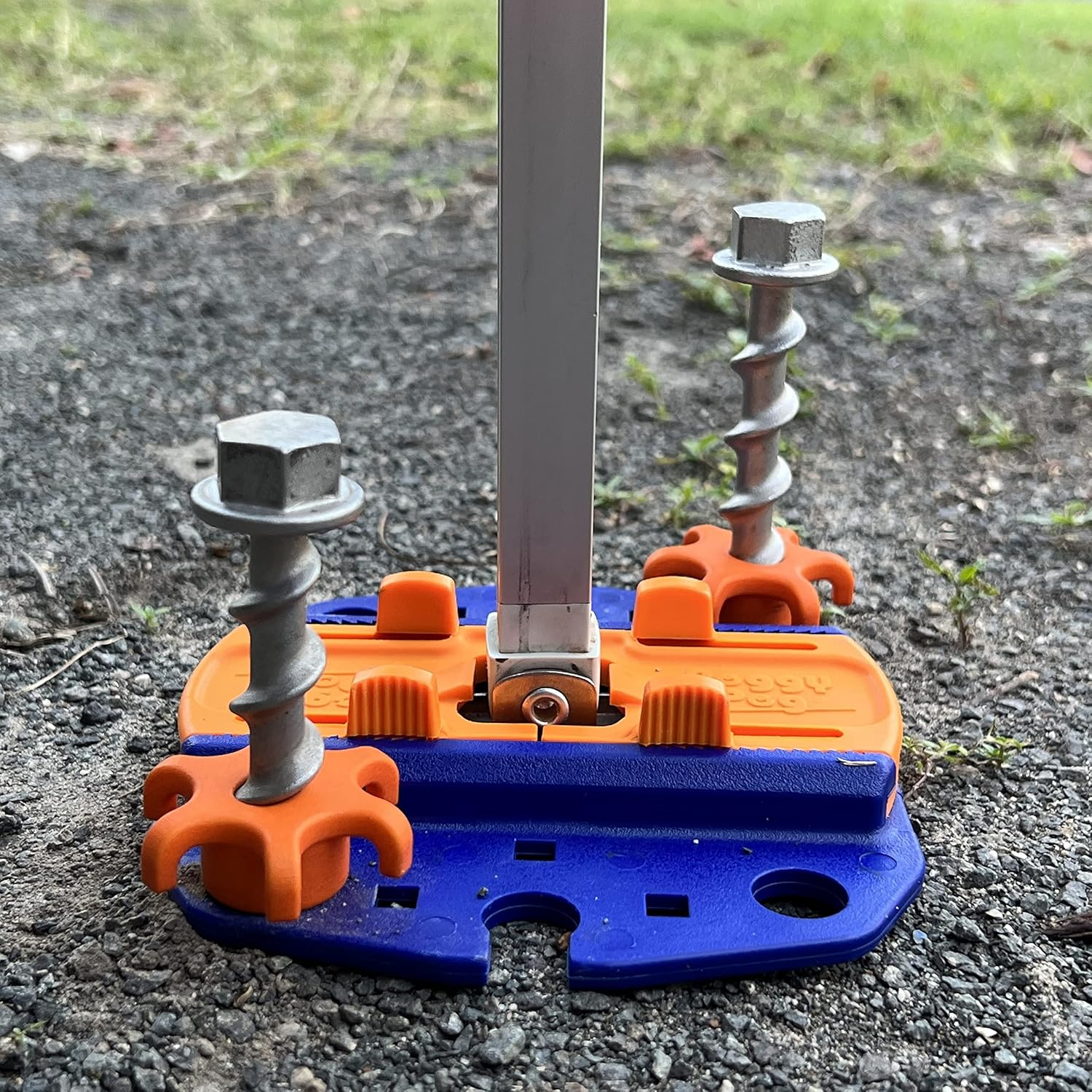 Peggy Peg - Fix&Go Anchor Plate 2.0 for Fixation of Awning Pole Feet, Canopy Feet & Camping Tent Pole Base (Single Item) Compatible with Thule Omnistor, Dometic, WIGO Rolli & Fiamma image number 5