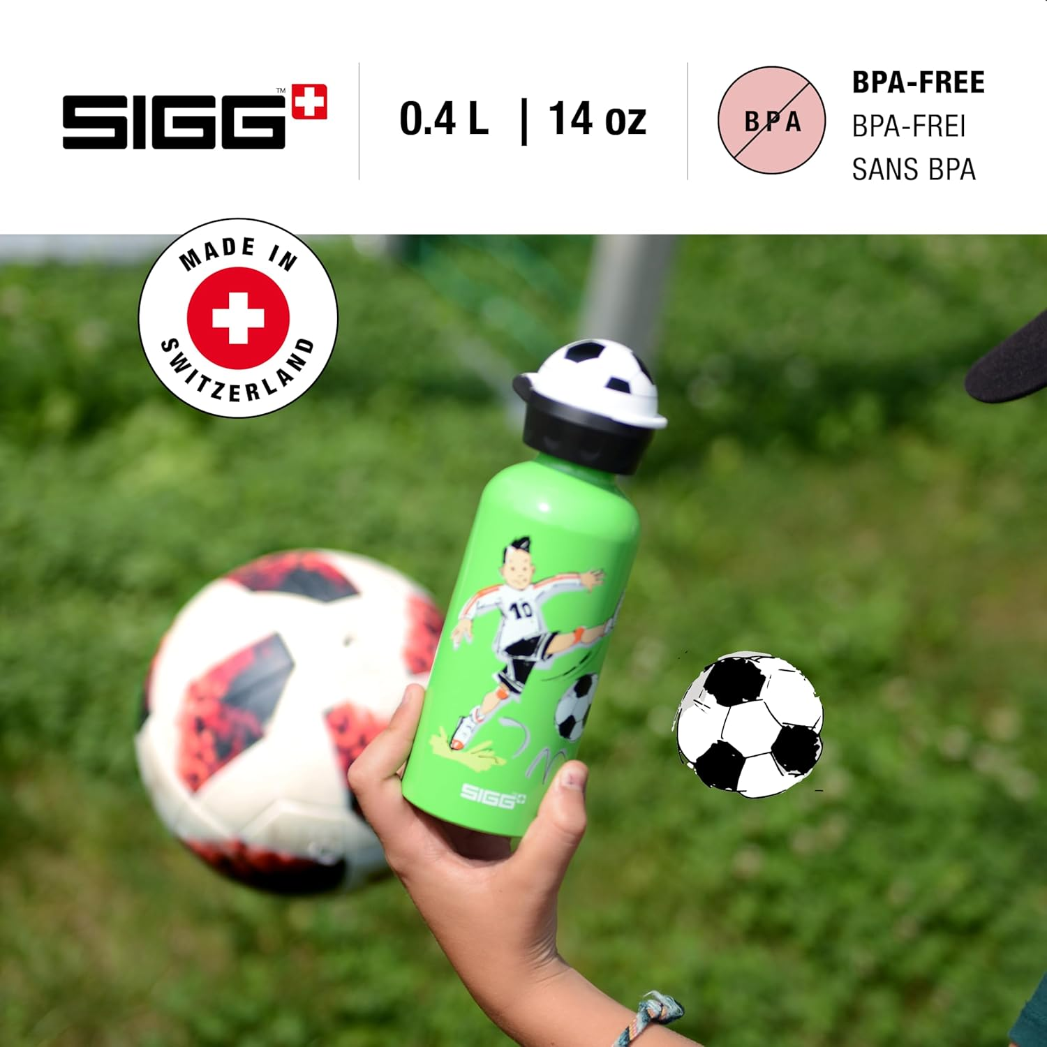 SIGG Kids Water Bottles, 0.4 L, Leakproof, Aluminum, BPA Free image number 4