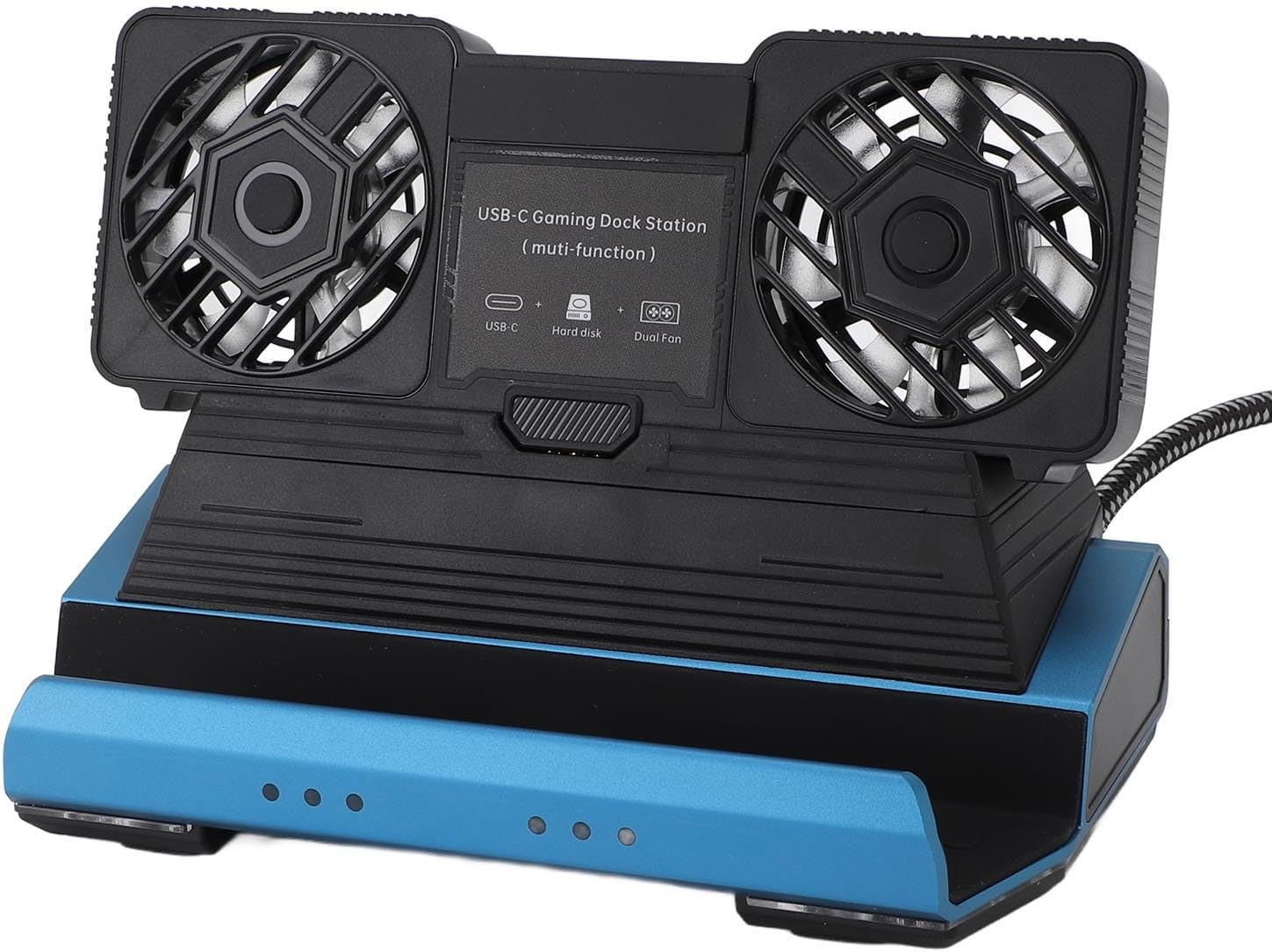 10 in 1 Docking Station for Legion Go for Claw, 4K 60Hz HDMI Dock Conversion Adapter RGB Detachable Dual Cooling Fan USB 3.0 Gigabit Ethernet PD100W USB C Charging Port M.2 image number 3