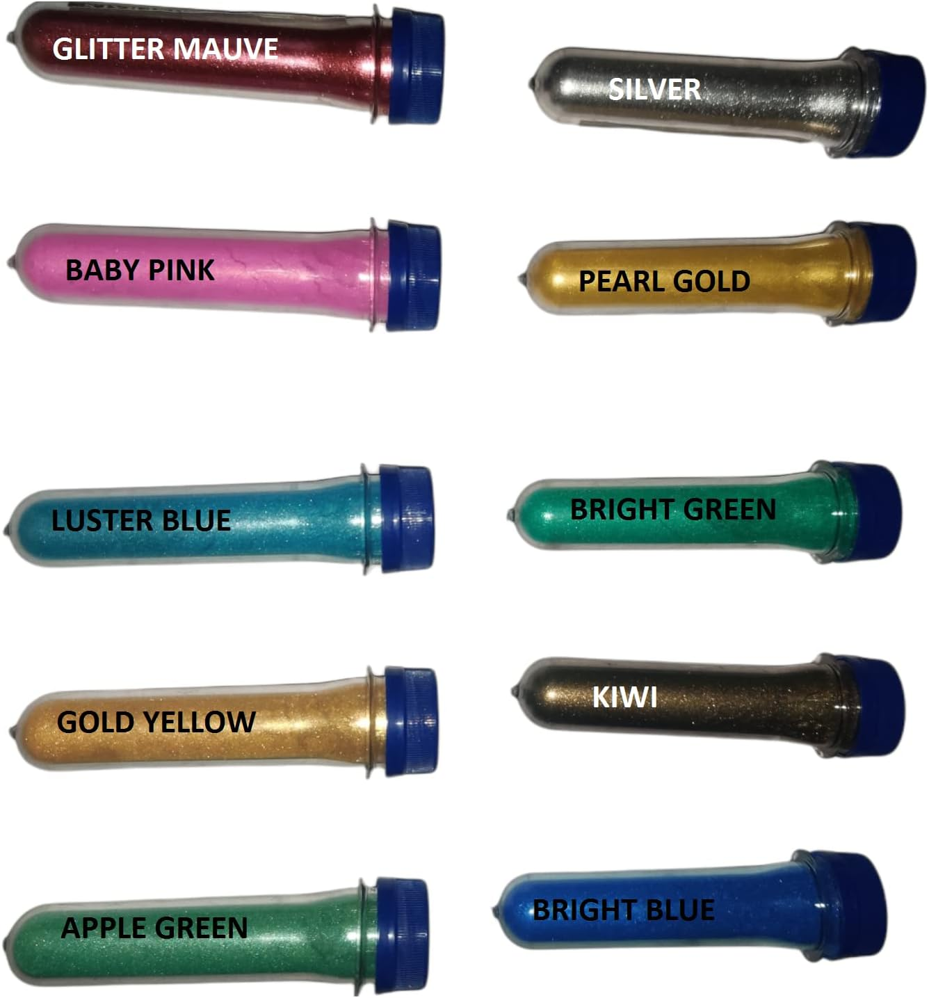 KEDIA Mica Combo of 10 Colors Pearl Powder Pigment | Each Pack of 10 Grams | for Making Cosmetic |Make up | Candle Making | Soap Making, Nail Art | Resin Jewelry; Epoxy, Resin, Plastidip (10 Colors) image number 5