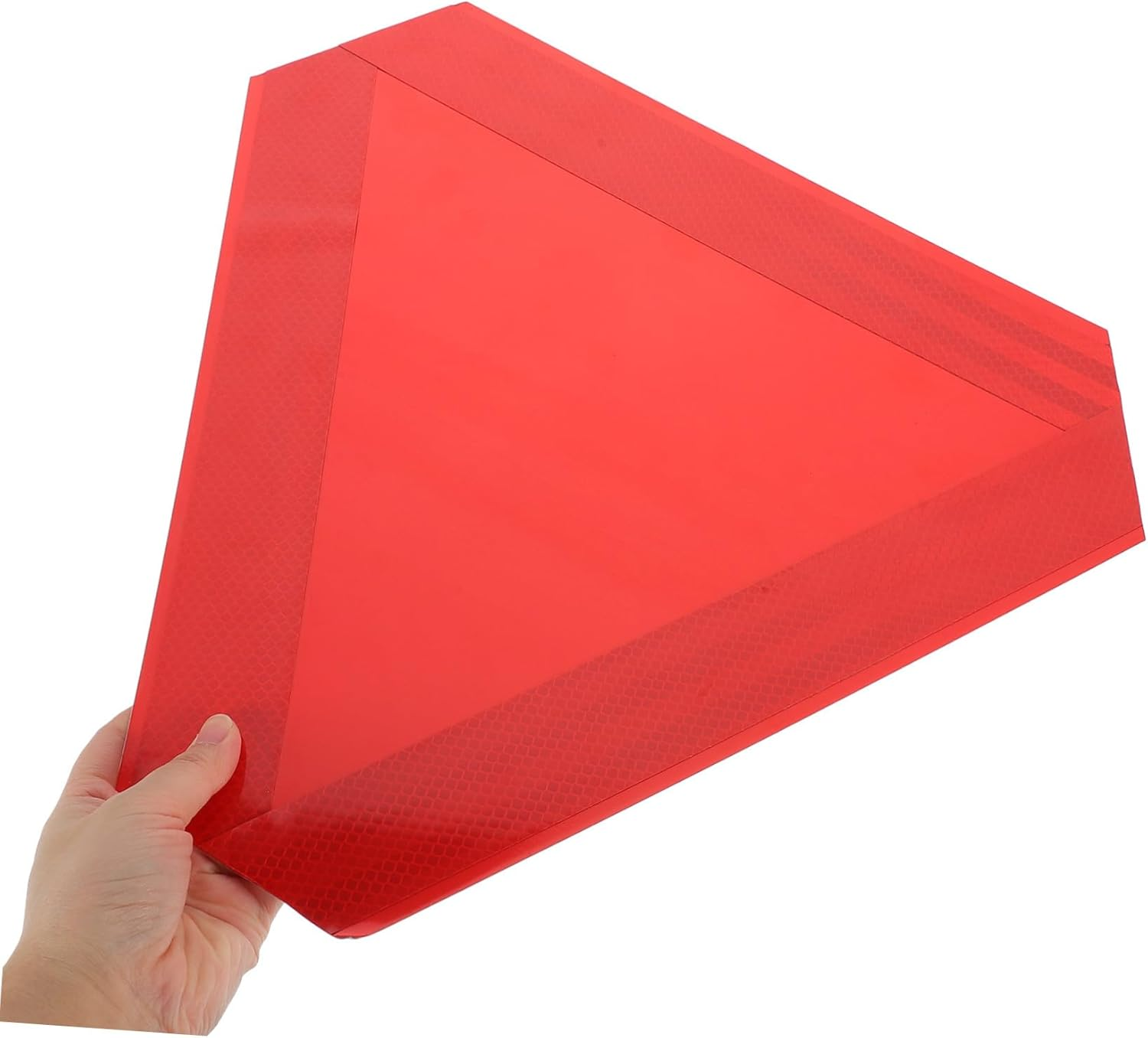 Amosfun 2Pcs Emergency Reflective Triangle Safety Signs Vehicle Warning Boards for Roadside Visibility and Accident Prevention image number 2