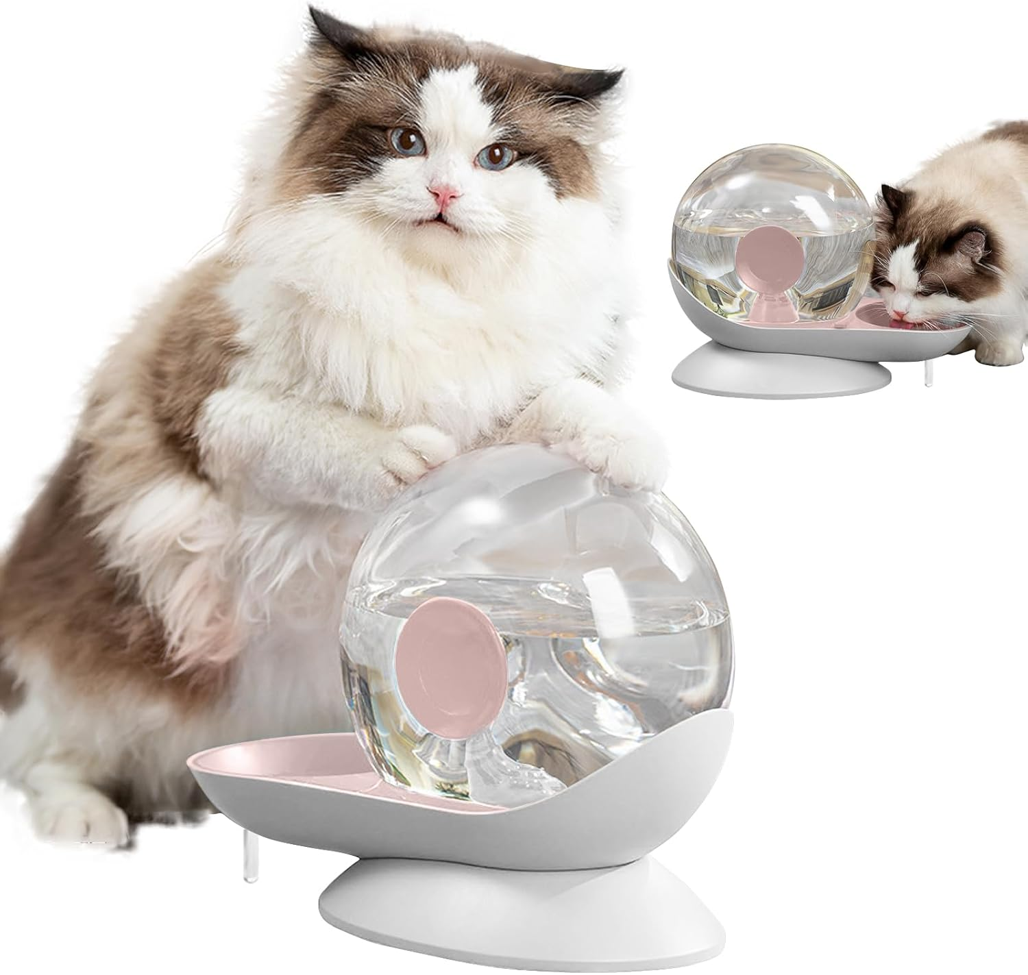 PETCUTE Automatic Water Fountain for Dogs and Cats, Cat Dog Water Dispenser in Snail Shape, Cat Water Fountain with 2.8 L Large Capacity, Pet Water Dispenser for Cats and Dogs image number 6