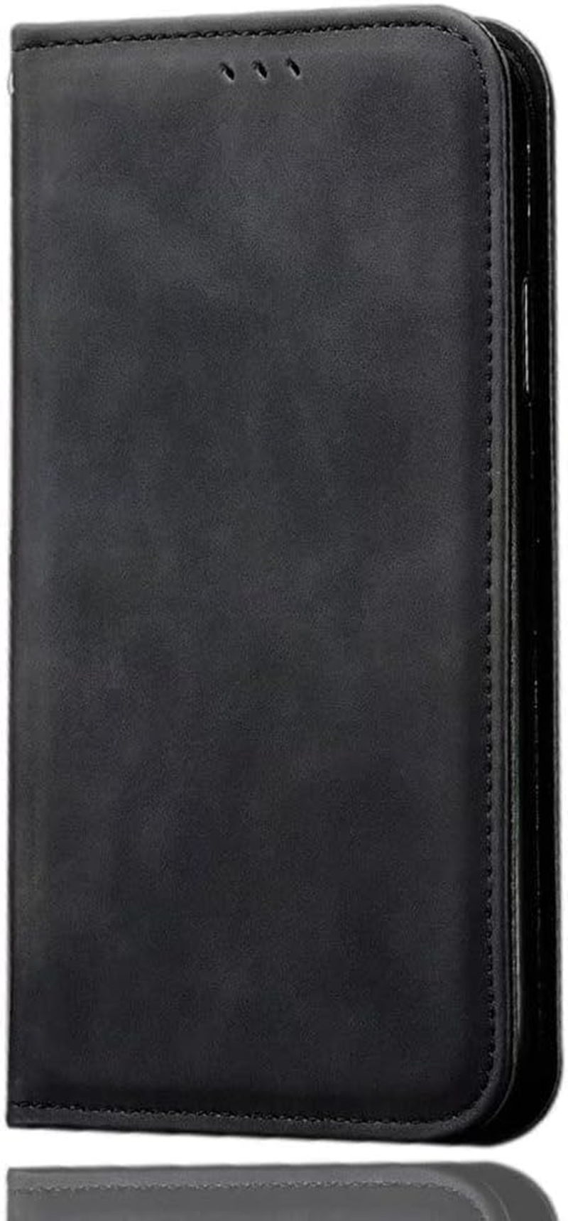 SEAHAI Case for HMD Skyline Leather PU Wallet Folio Stand Case, Ultra-Thin Shockproof Cover Kickstand with Credit Card Slots TPU Shell Magnetic Close - Black