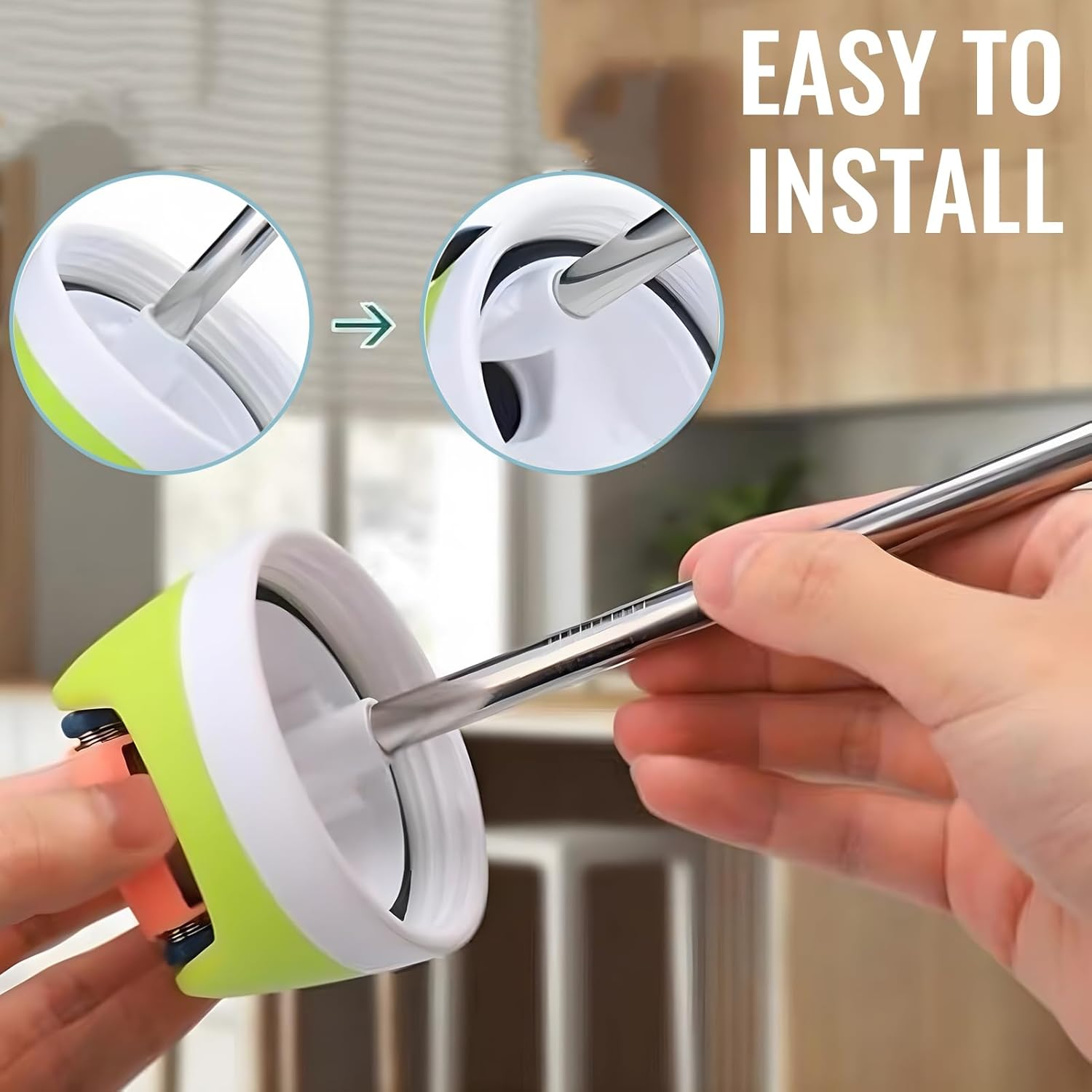 6 Pack Stainless Steel Straws Compatible with Owala Water Bottle - Stainless Steel Replacement Straws Compatible with 24Oz & 32Oz Owala Water Bottle, Includes 2 Cleaning Brushes (21Cm) image number 5