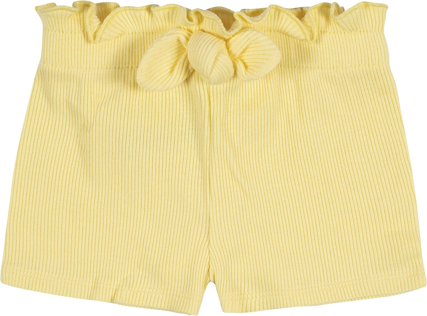 Gerber Baby Girls' Toddler 3-Pack Pull-On Knit Shorts image number 3