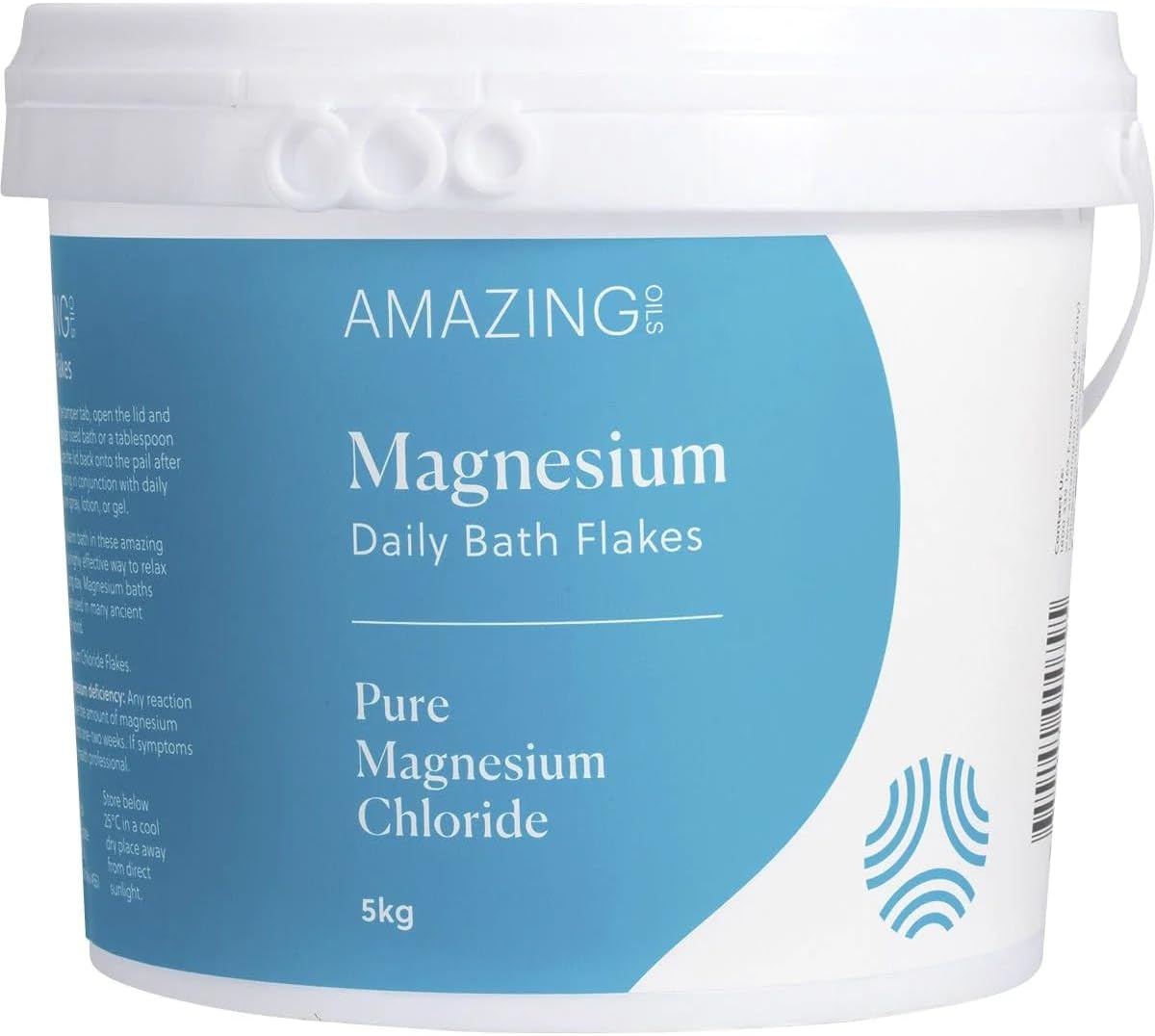 Amazing Oils Daily Magnesium Bath Flakes 5 Kg, White image number 1