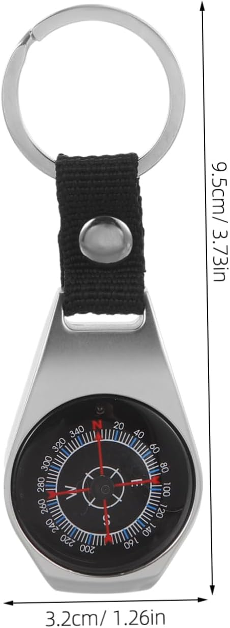 KICHOUSE 2Pcs Pocket High Precision Outdoor Navigation Tool for Camping Hiking and Survival image number 3