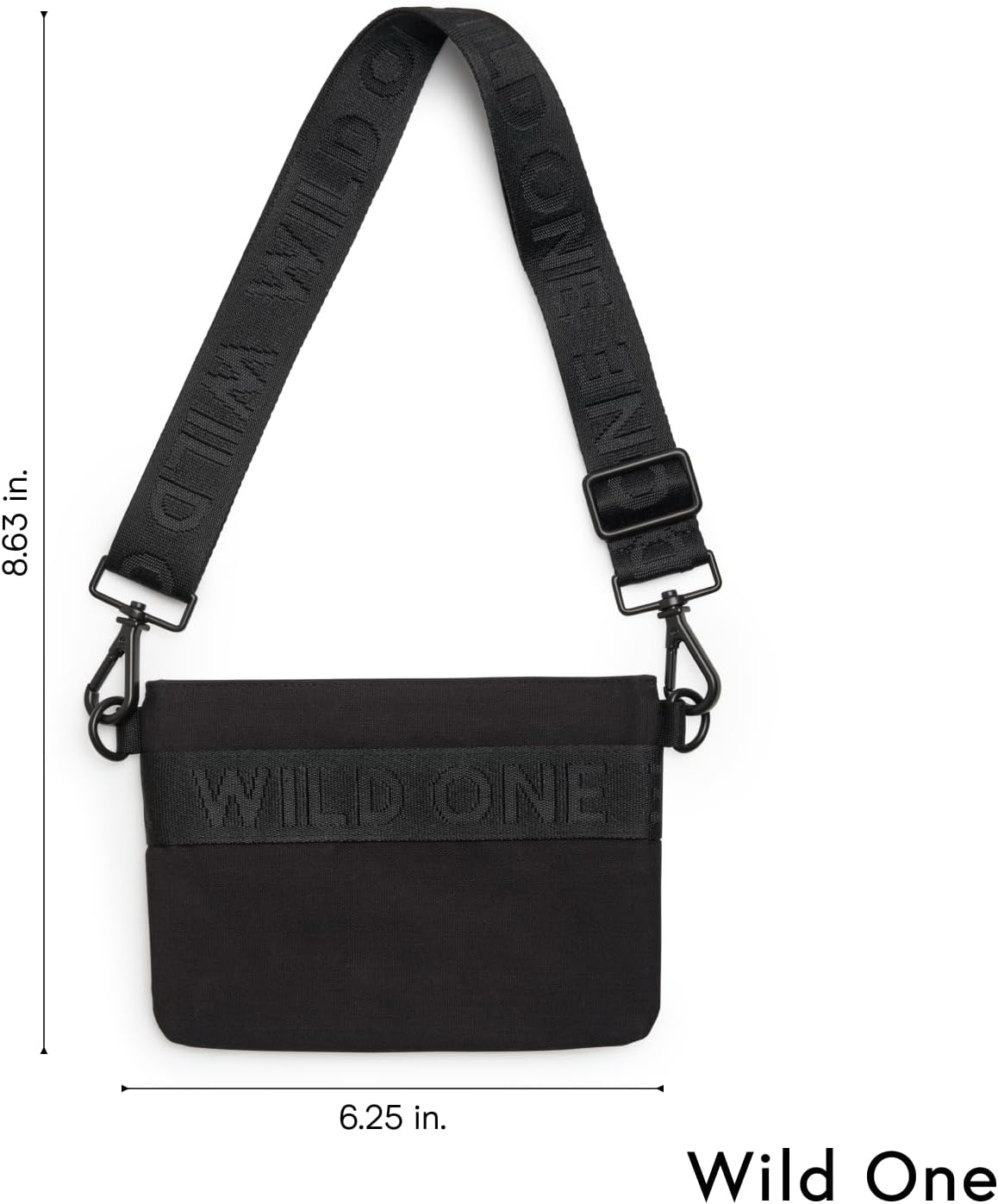 Wild One, Black Treat Pouch, Fanny Pack, Cross-Body Bag, Wear Two Ways, Made from Recycled Knit, Poop Bag Dispenser, the Perfect Accessory for Dog Training - Lilac image number 2
