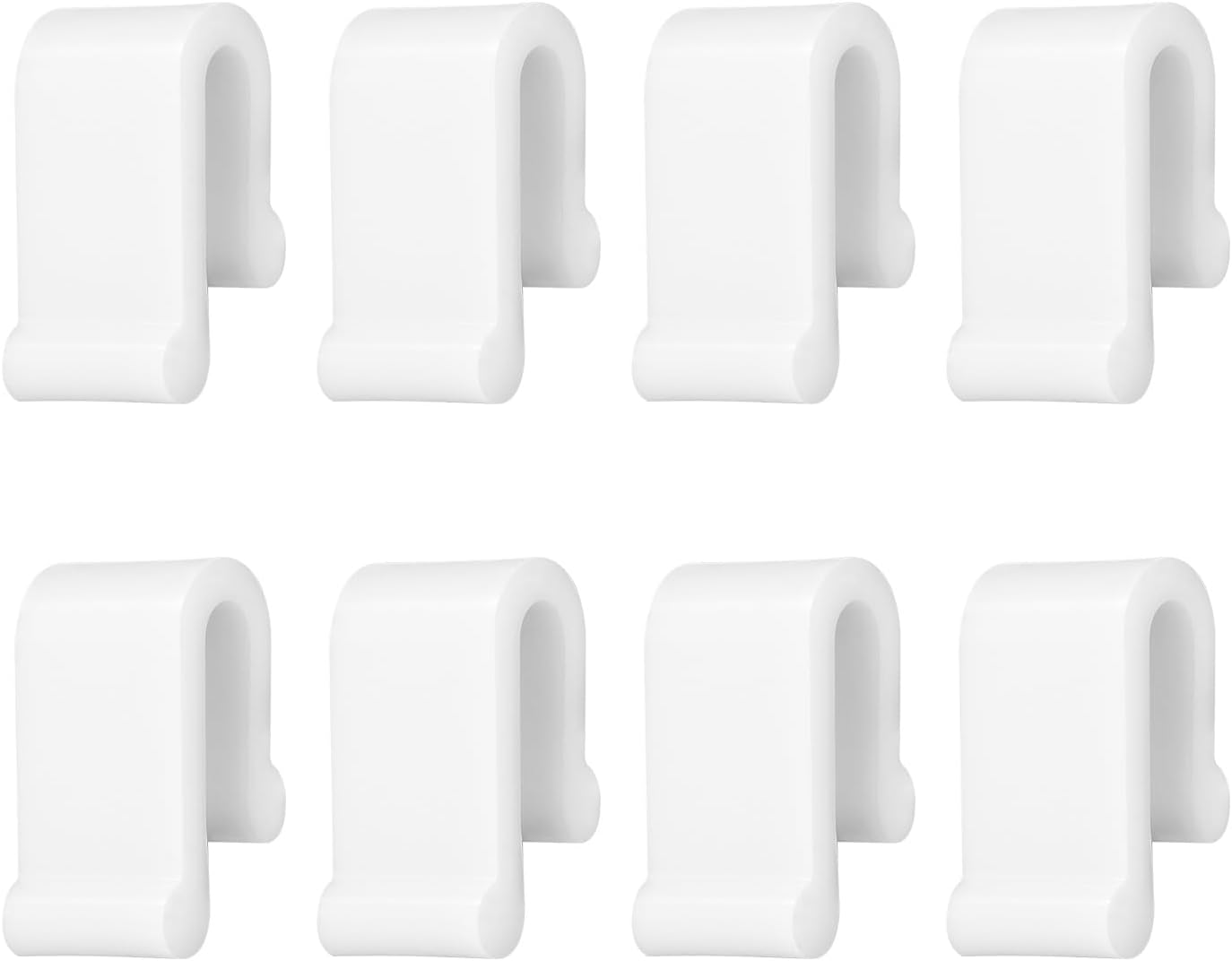 8Pcs Dutch Oven Lid Protector Clips, Silicone Dutch Oven Lid Protector Dutch Oven Clips for Stacking Pot Lid Protectors for Display Storage Stacking of Dutch Oven(White) image number 2