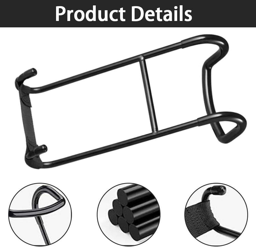 2PCS Dumbbell Spotter Hooks, Heavy Duty Dumbbells Rack Attachments, Hanger Barbell for Home Gym Exercise Dumbbell Spotter Hanger for Shoulder Bench Press image number 6