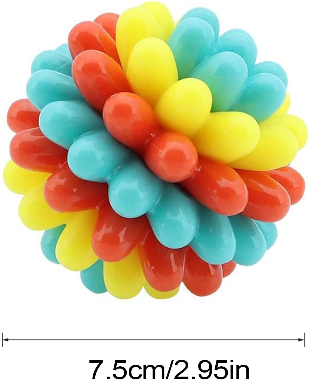 Ball Toys for Dogs, Dog Teething Toys Balls for Aggressive Chewers, Fetch Games Pet Supplies for Medium Small Large Breed Puppy Moving Exercise Training Enrichment Indoor Outdoor Play image number 4