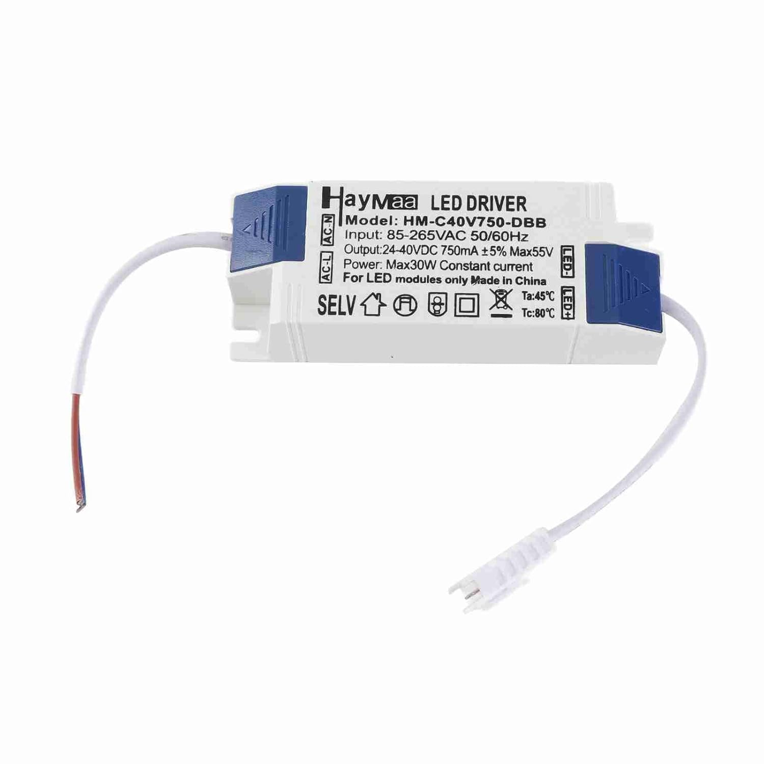 Aumotop LED Driver High Power 30W Output Constant Current Transformer Lighting Accessory AC85-265V DC24-40V image number 3