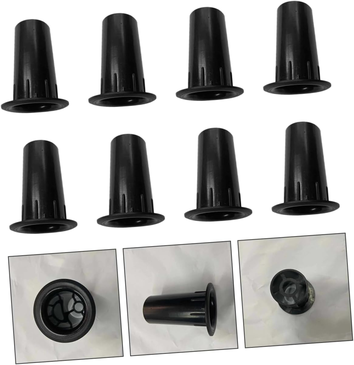 Jojofuny 20Pcs Plastic Speaker Port Tube 41X80Mm Replacement Bass Reflex Air Outlet for Home Audio Subwoofer Speaker Parts Accessories image number 1