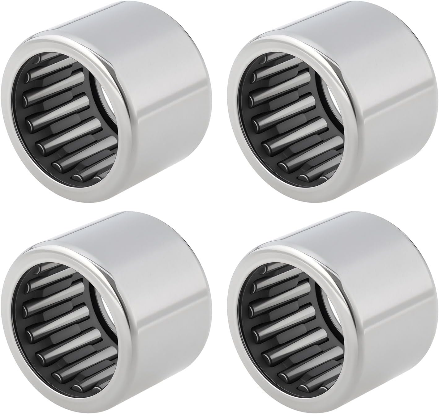 4Pcs HK1516 Drawn Cup Needle Roller Bearing 15X21X16Mm Chrome Steel Needle Bearing image number 4