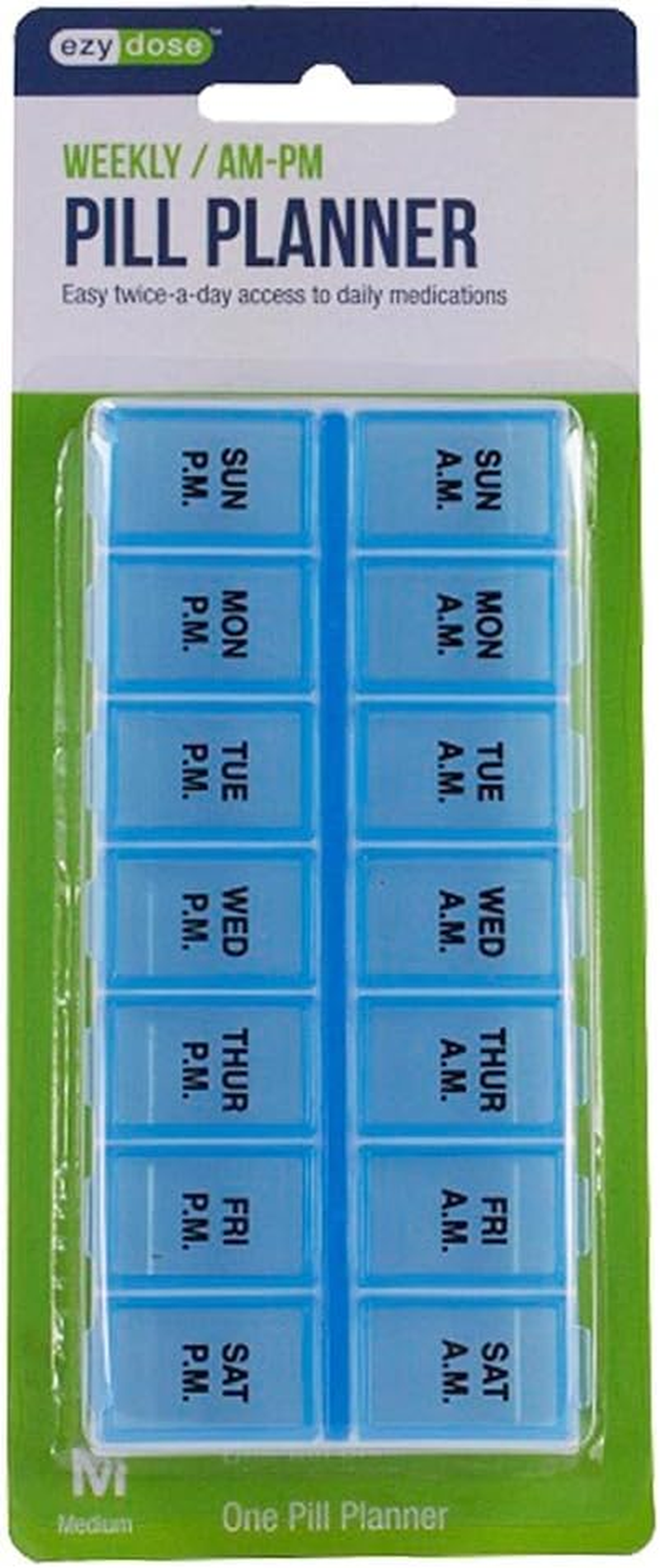 EZY DOSE Small Two a Day Pill Organiser - Pack of 2 image number 5