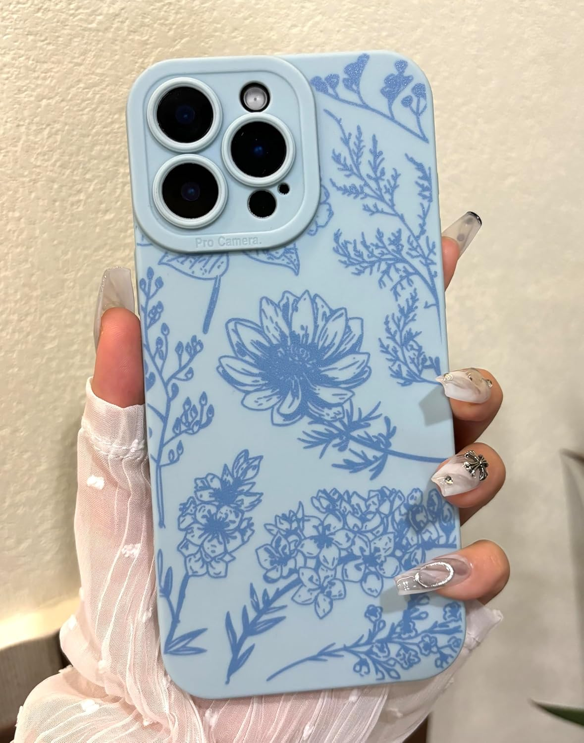 For Iphone 16 Pro Case 6.3 Inch 2024, Aesthetic Love Hearts Print Phone Case for Women Girls Men, Slim Silicone Protective Phone Cover for Iphone 16 Pro, Black Love Hearts