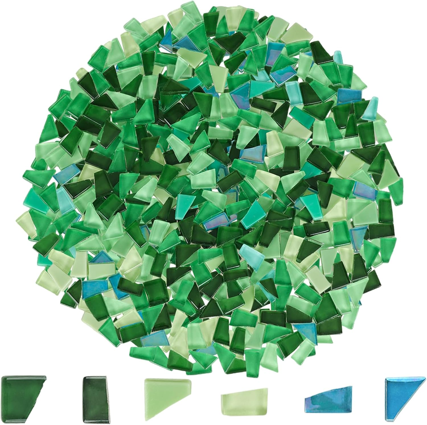 1.1 Lb Irregular Mosaic Tiles for Crafts Bulk Broken Tile Pieces Mixed Shapes Stained Scraps Adults Beginners DIY Coaster Making Supplies Hobbies Vases Pink Series