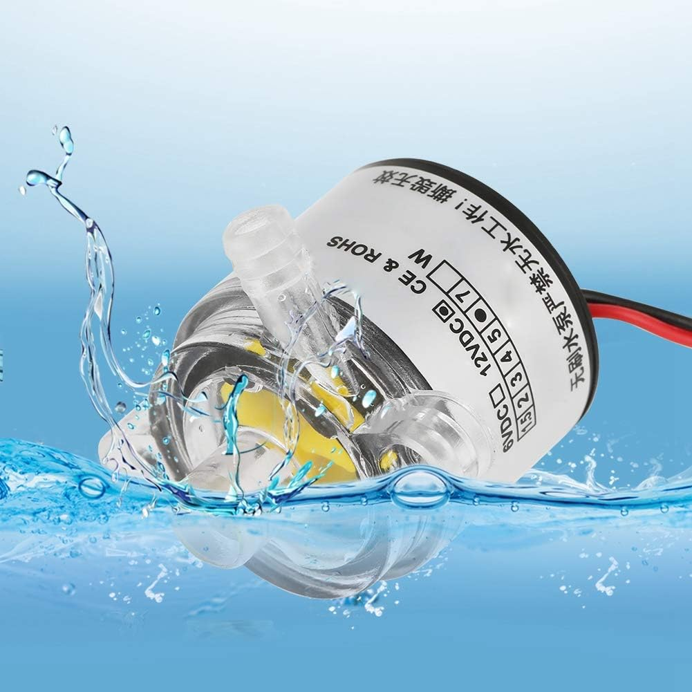 Pump, 1Pc Mini 12V DC 6W Food Grade Submersible Brushless 2L/Min Pneumatic Flow Control Submersible Pump image number 5