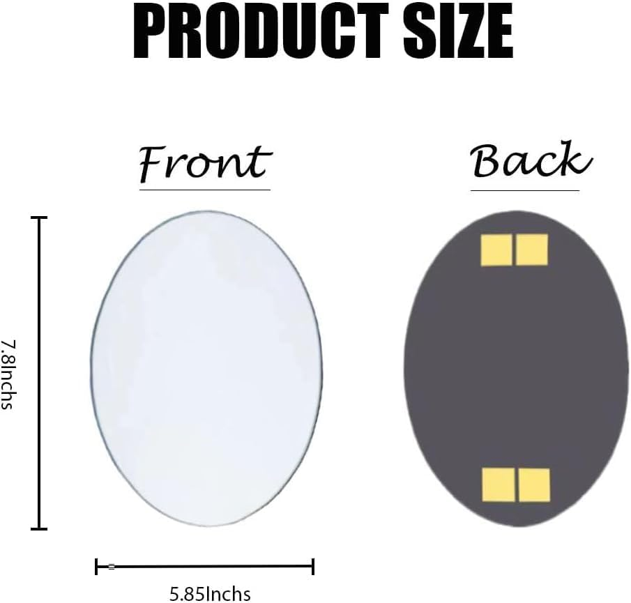 Toilet Mirror for Wiping Potty Training Kids Compact and Convenient Bathroom Mirror for Easy Viewing Shatterproof Fog-Free Design Ideal for Personal Grooming & Daily Use image number 1