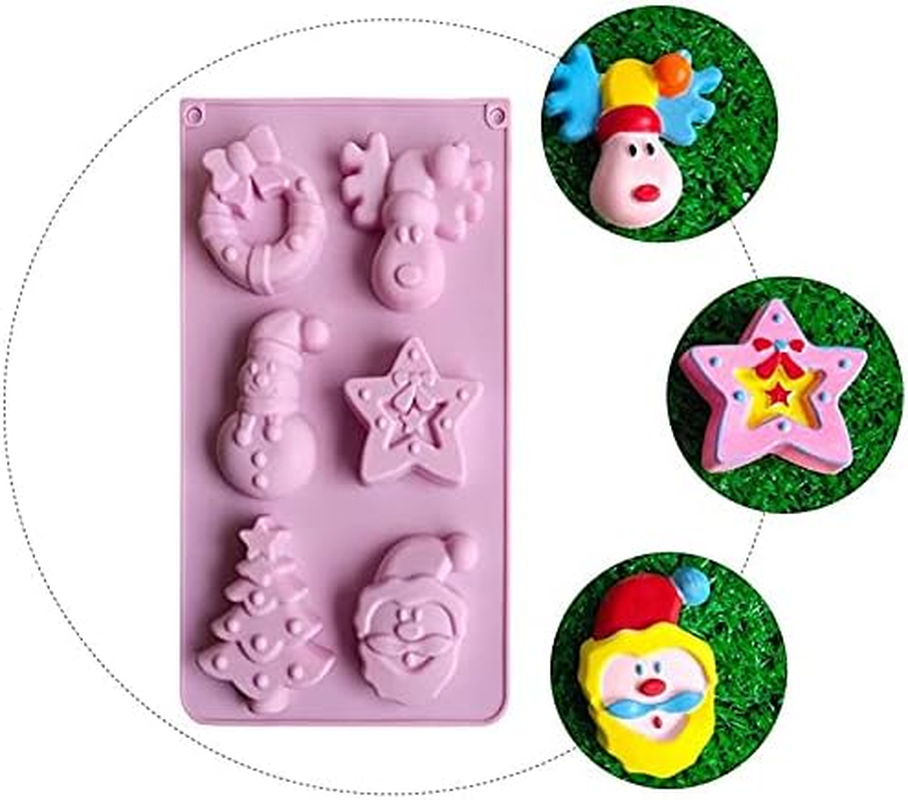 1Piece Christmas Tree Snowman Shaped Cake Mold Cupcake Making Tool DIY Baking Supplies Kitchen Mould for Xmas Party Zhengpingpai