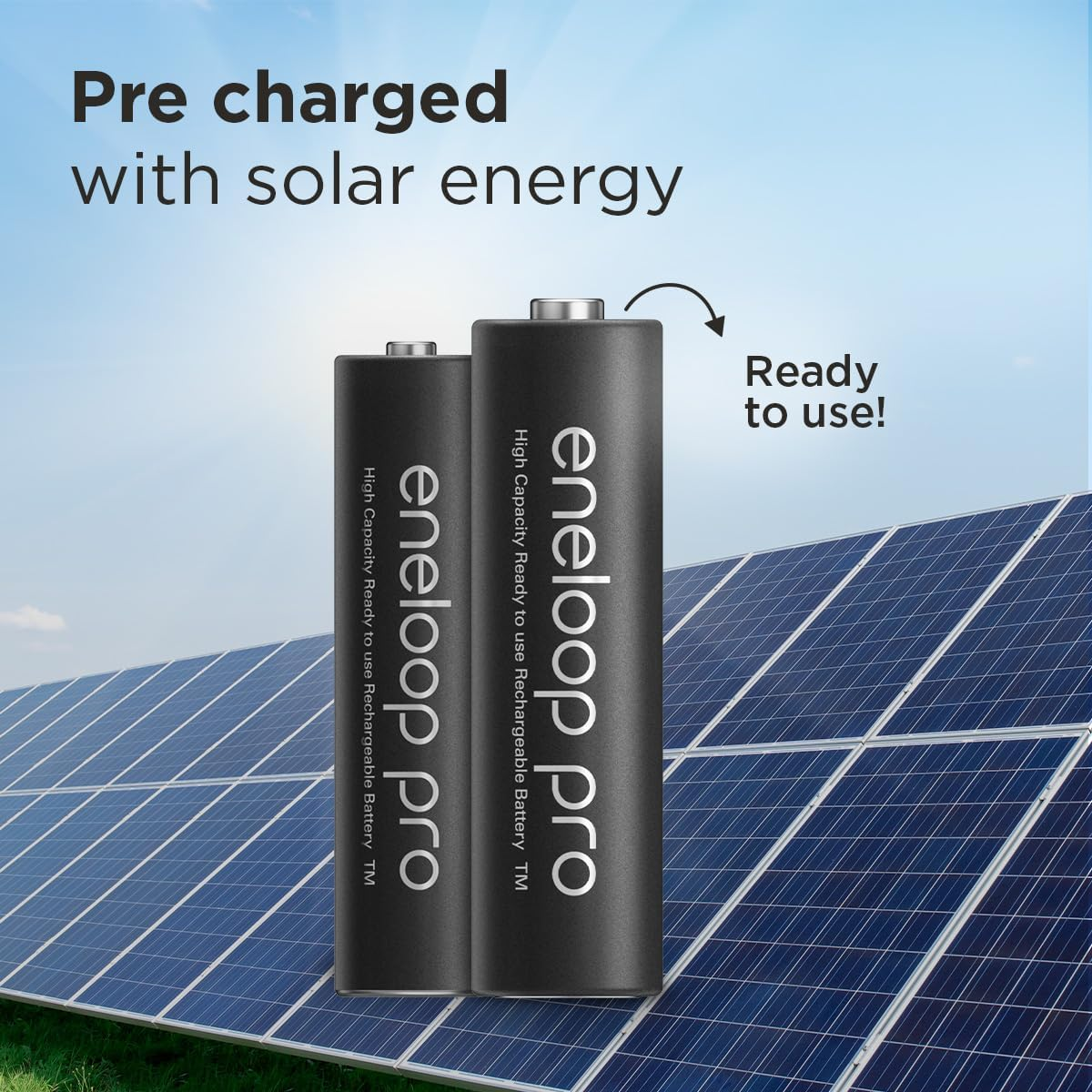 Panasonic ENELOOP PRO Rechargeable Ni-Mh Batteries 4X AA 1.2V 2500Mah