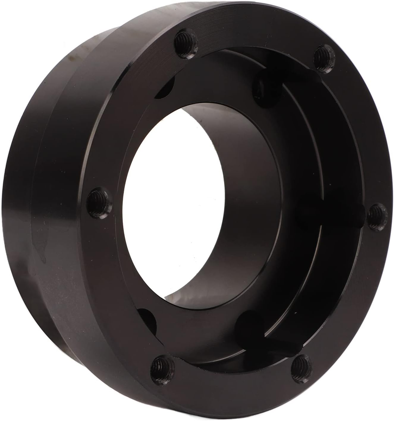 Cryfokt Steering Wheel Accessories Adapter Plate Black CNC Machined Durable Aluminum Alloy for Logitech G25 G27 G29 G920 (Cryfokt6Azed3Srk2)