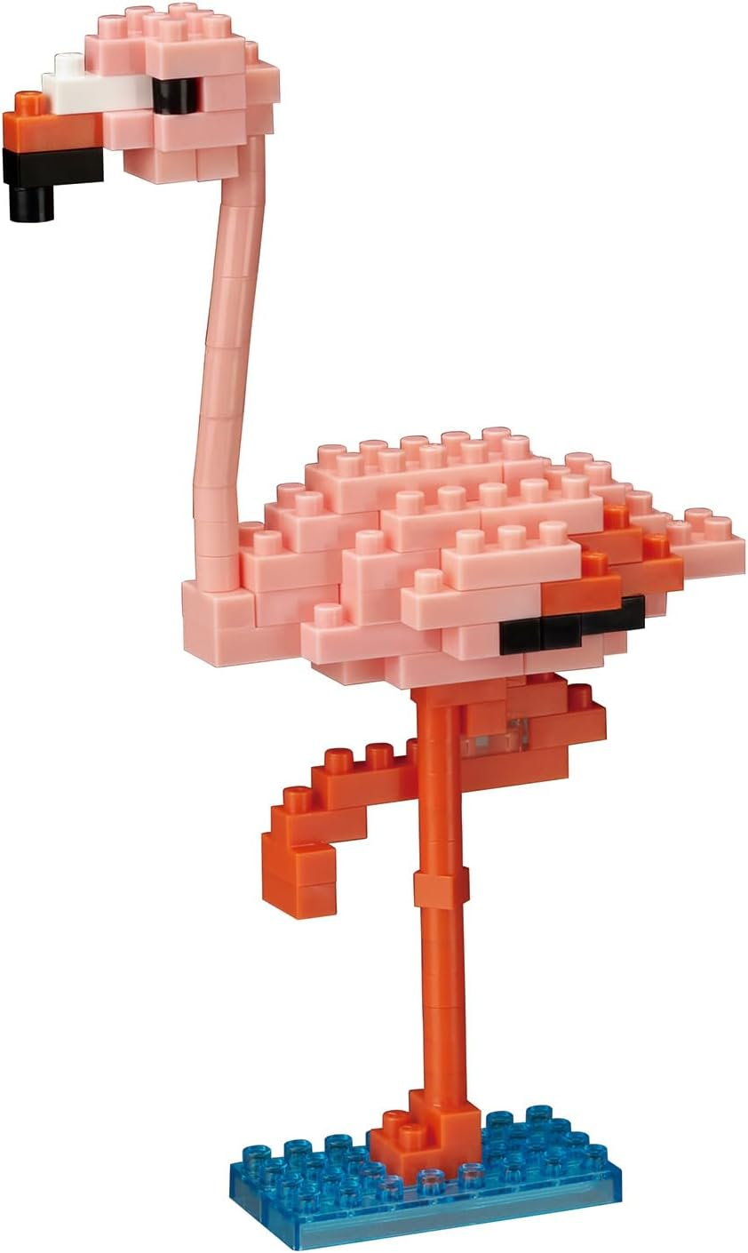 Nanoblock Animals - Flamingo, Nanoblock Collection Series (Box of 6) image number 1