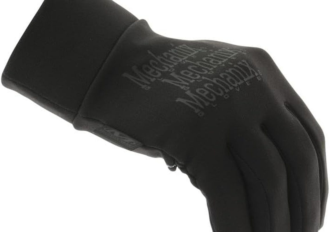 Mechanix Wear: Coldwork Base Layer Winter Work Gloves, Perfect for Layering under Gloves or Mittens, Microfleece Lined, Performance Grip, Touch Capable Gloves, for Mild Cold Weather (Black, Medium) image number 2