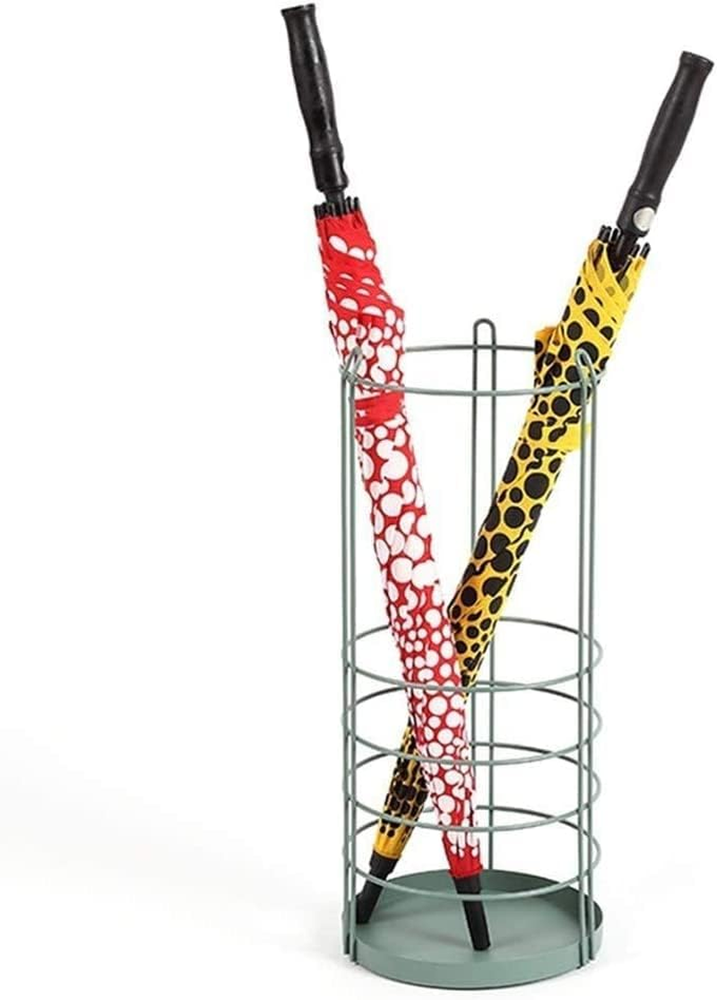 Umbrella Stand Stand Rack,Metal Umbrella Stand Rack, Umbrella Stand Umbrella Stands Hotel,Multi-Function Long-Short Umbrella Storage Bucket,Suitable for Home-Cafe Decoration Frame,3 Colors,2