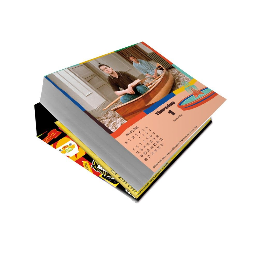 OFFICIAL FRIENDS PAGE a DAY DESK BLOCK 2026 CALENDAR | Television Series Movies image number 2