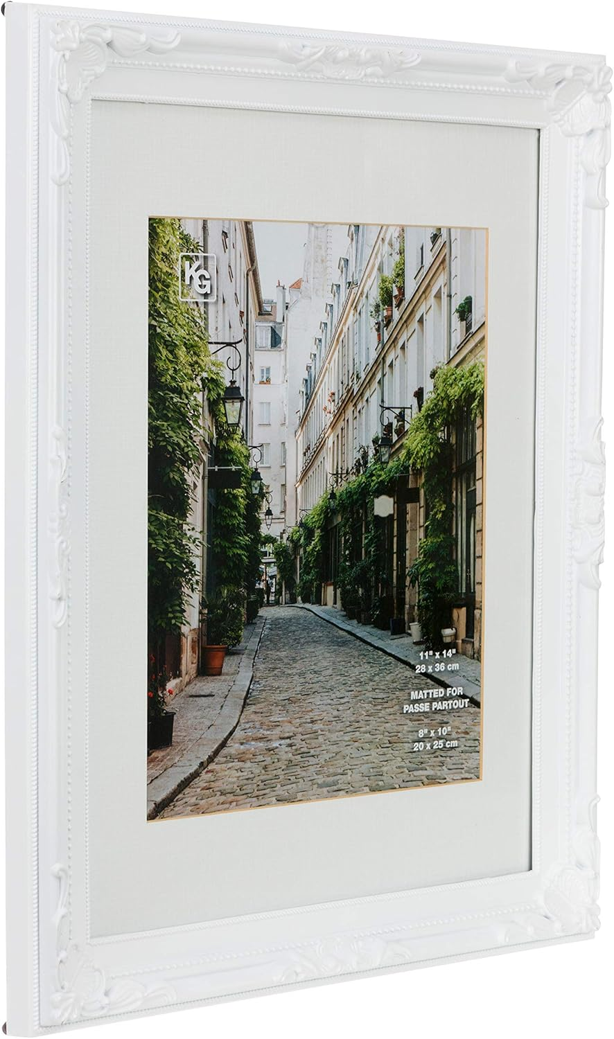 Kieragrace PH43925 Traditional Luxury-Frames, 11 by 14-Inch, White