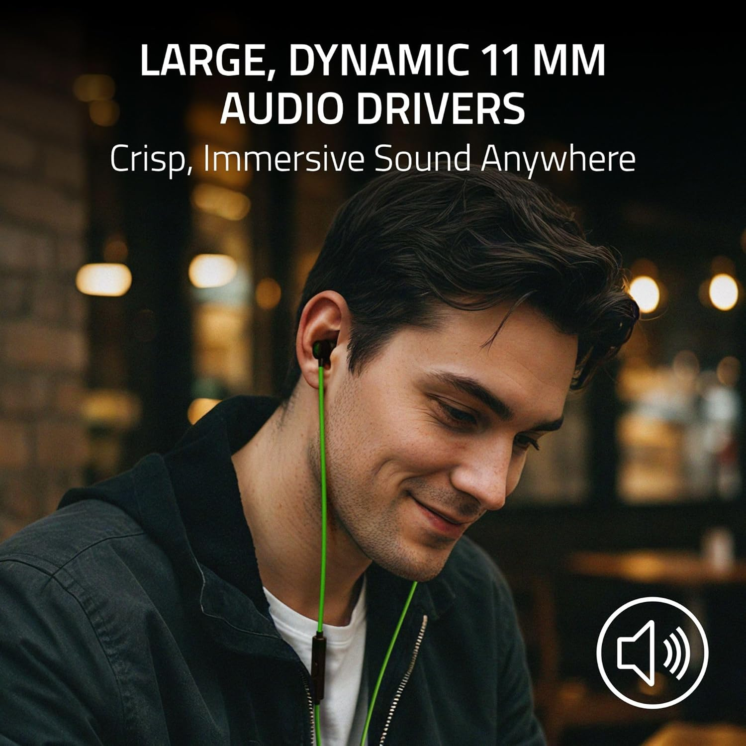 Razer Hammerhead V3 - Wired Earbuds for Gaming - Universal Wired Earbuds with In-Line Mic & Volume Control for Phones, Tablets, Handhelds and Pcs image number 6