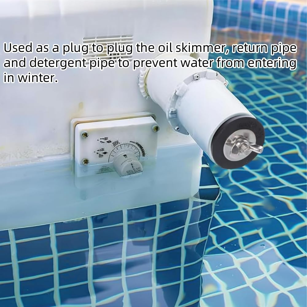 Ljxyloog 4 Pcs Rubber Expansion Winterizing Plug,Swimming Pool Rubber Plug,For Anti-Freezing of Swimming Pool Pipes,Winter for Kitchens,Bathrooms image number 6