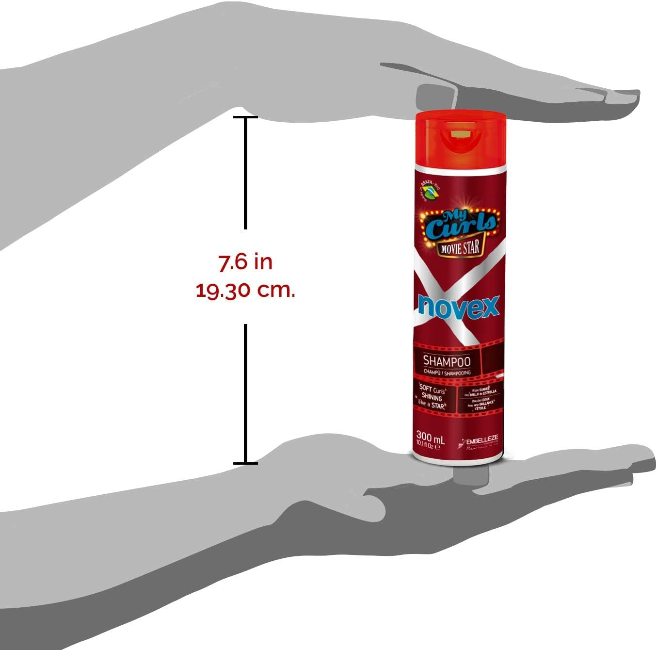 My Curls Movie Star by Novex Shampoo 300Ml image number 1