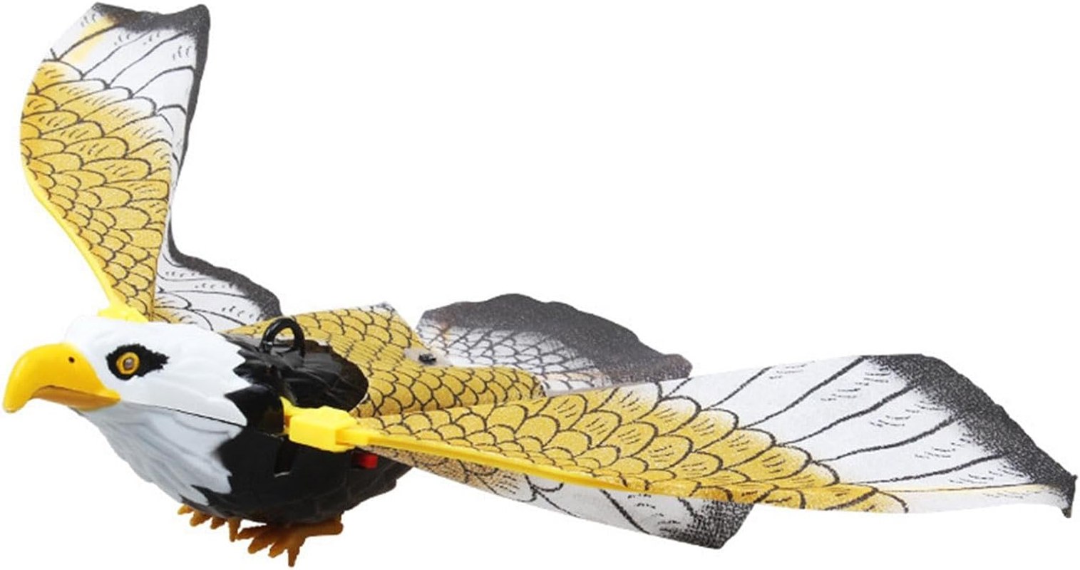 Birds Scaring Eagle Flying Kite - Fake Eagle Decoy - Realistic Pigeon Scarer Device, Flying Falcon Decoy, Outdoor Falcon Garden Decor image number 3