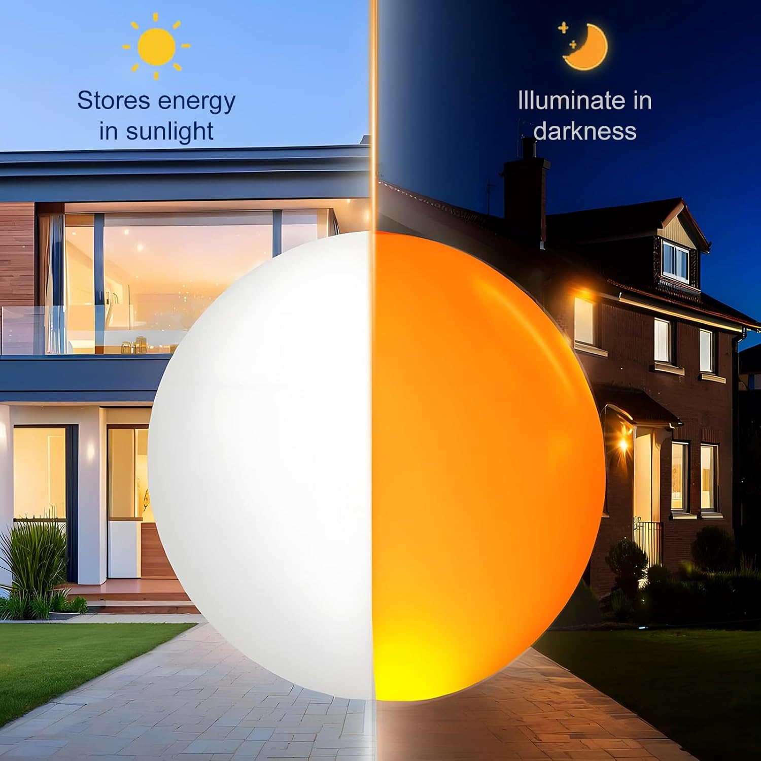 Floating Pool Lights Solar Powered 2 PCS, 16 Colors Changing Led Pool Ball Light with Remote Control, Float or Hang in Pool Hot Tub Garden Backyard Pond Party Decorations - Inflatable IP68 Wateproof image number 3