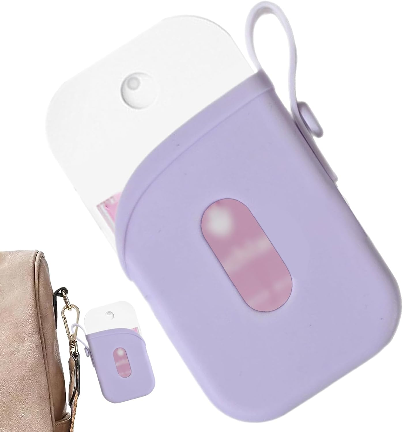 Generisch Protective Cover for Spray Bottles, Silicone Protective Cover for Empty Bottles, Scratch-Resistant Case Protector with Modern Design for Make-Up Remover, Detergent and Perfume Bottles