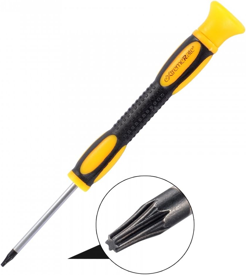 Extremerate T6 T8H Screwdriver Set Opening Tools Repair Kits for Xbox One, Xbox One Elite, Xbox One S,Xbox One X and Xbox 360 Controller with Spare Screws Tweezers Prying Tool and Cleaning Brush image number 5