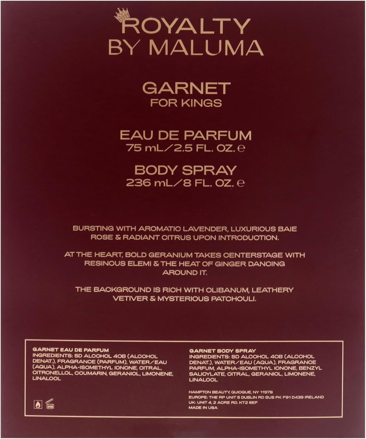 Royalty by Maluma Garnet image number 3