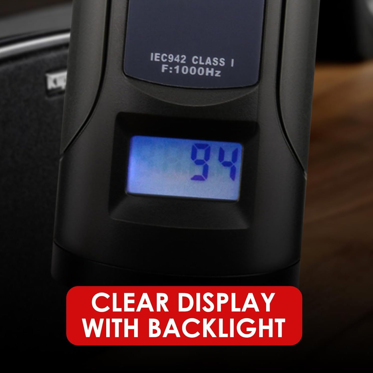 Digital Sound Level Meter Calibrator 94Db & 114Db for 1/2" and 1" Inch Microphone, Professional Noise Decibel Calibration Tool Measurement Accuracy Check (Digital Sound Calibrator) image number 6