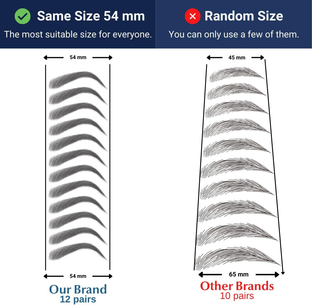 Bliss and beyond USA | Microblading & Shading Tattoo | a Combination of Hair Stoke and Powdered Brows | Non-Toxic | Vegan Friendly (Dramatic Hollywood, Brown) image number 2