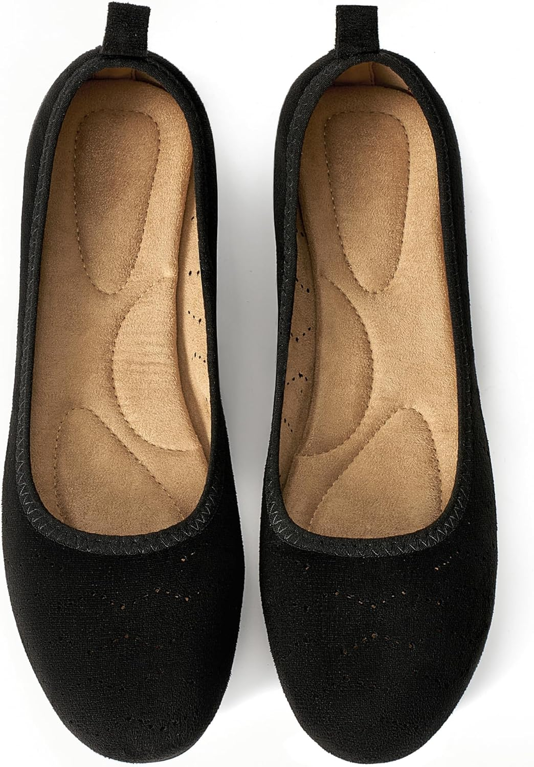 Alicegana Ballet Flats for Women Dressy: round Toe Slip on Suede Comfortable Women Shoes Casual Work Walking Loafers 2025