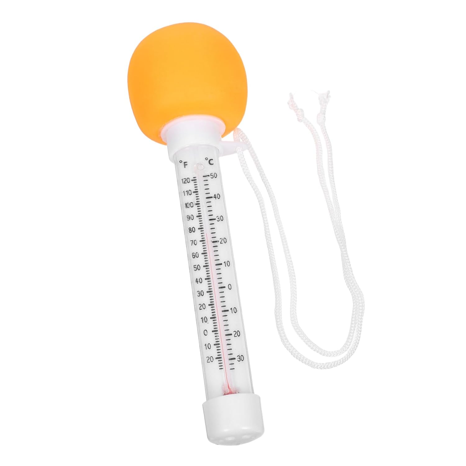 CLISPEED Floating Pool Thermometer for Easy Read Large Display Cartoon Hot Tub Temperature Gauge for Spa Bathtub Indoor and Outdoor Pools Orange Design image number 6