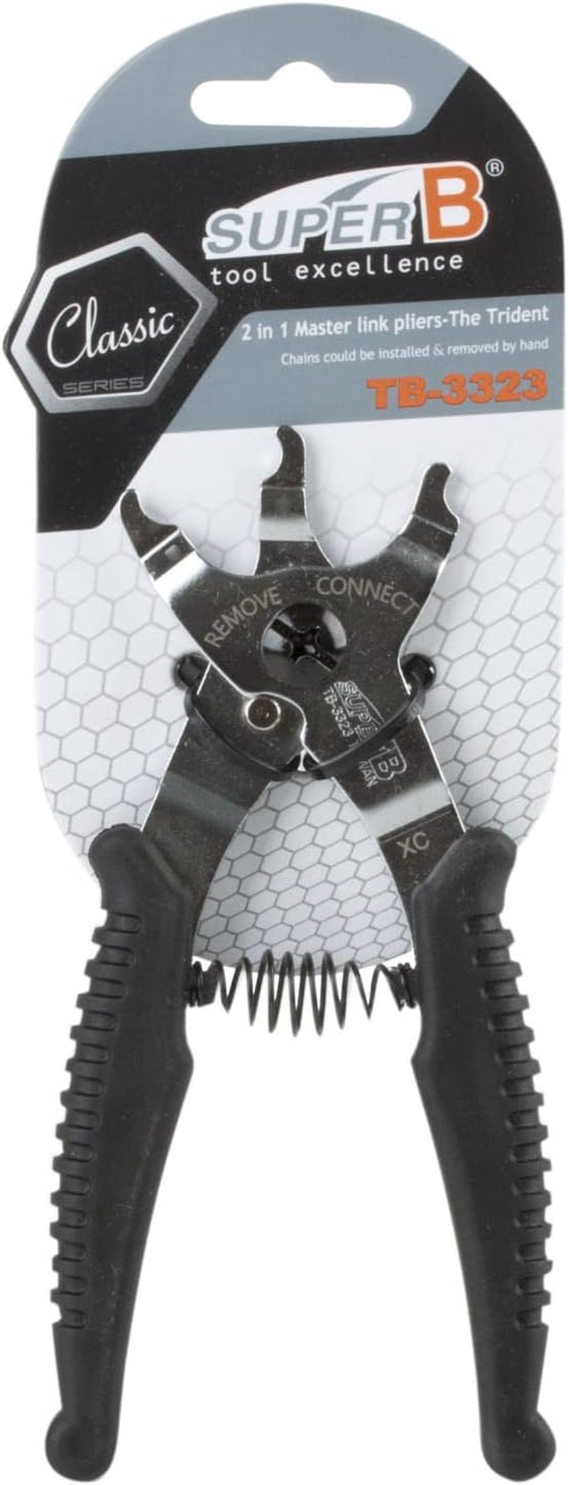 Super B 2-In-1 Master Link Pliers (The Trident) image number 1