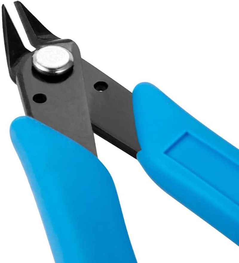 AKOAK 1 Pack Stainless Steel Nail Art Scissors, Rhinestone Remover, Metal Chain, Cutter, 5" Diagonal Pliers, Manicure Tools image number 2