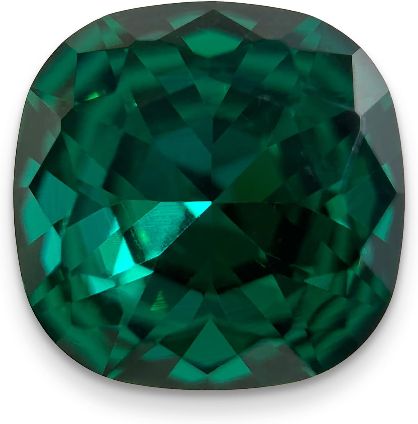 Aurora Crystal round Square - V-Cut Emerald image number 3