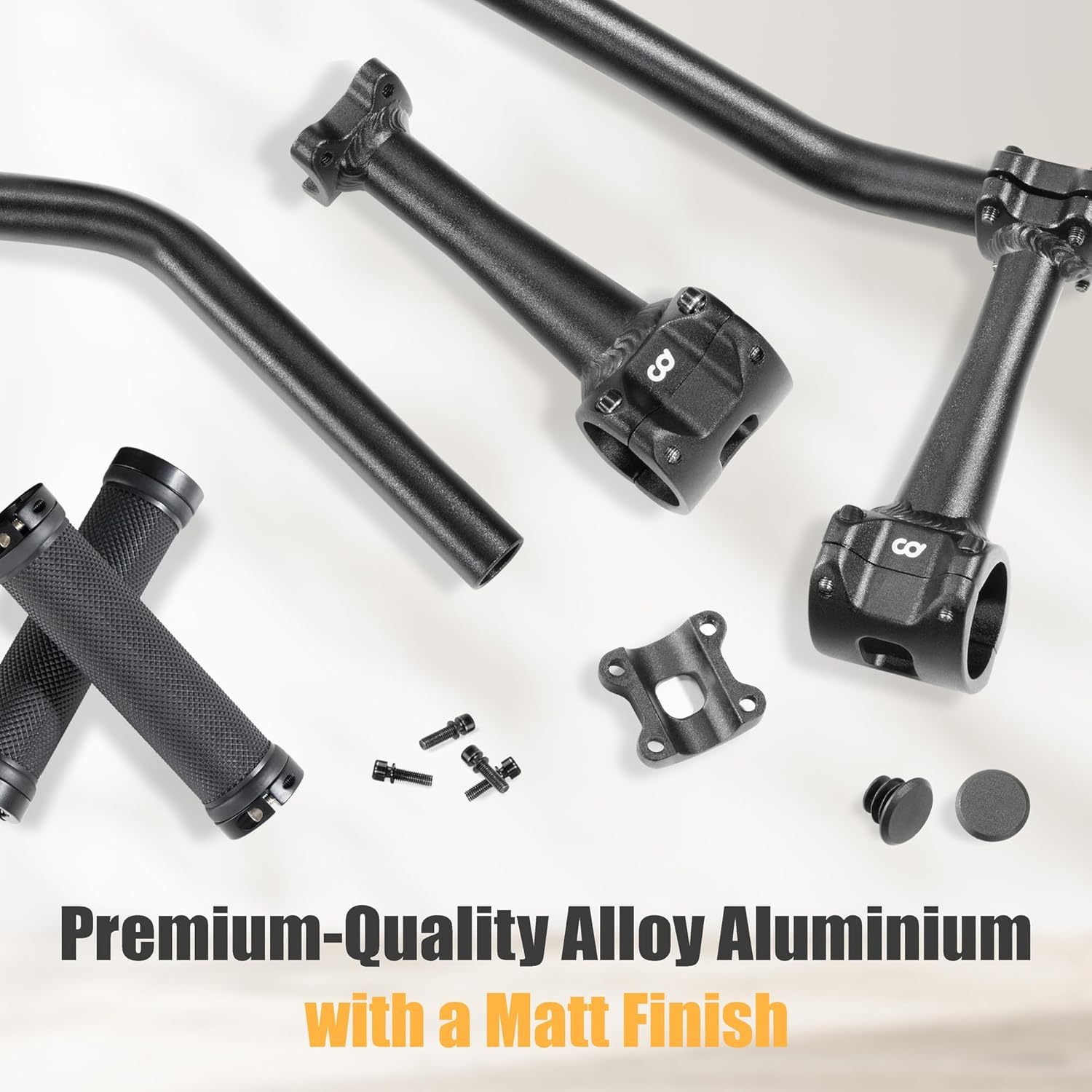 Cyclingdeal 1 Pair of Handlebar Extenders for Indoor Exercise Bike - Great Extension Accessory for Peloton - Compatible with Bicycle Handlebar Grips image number 2