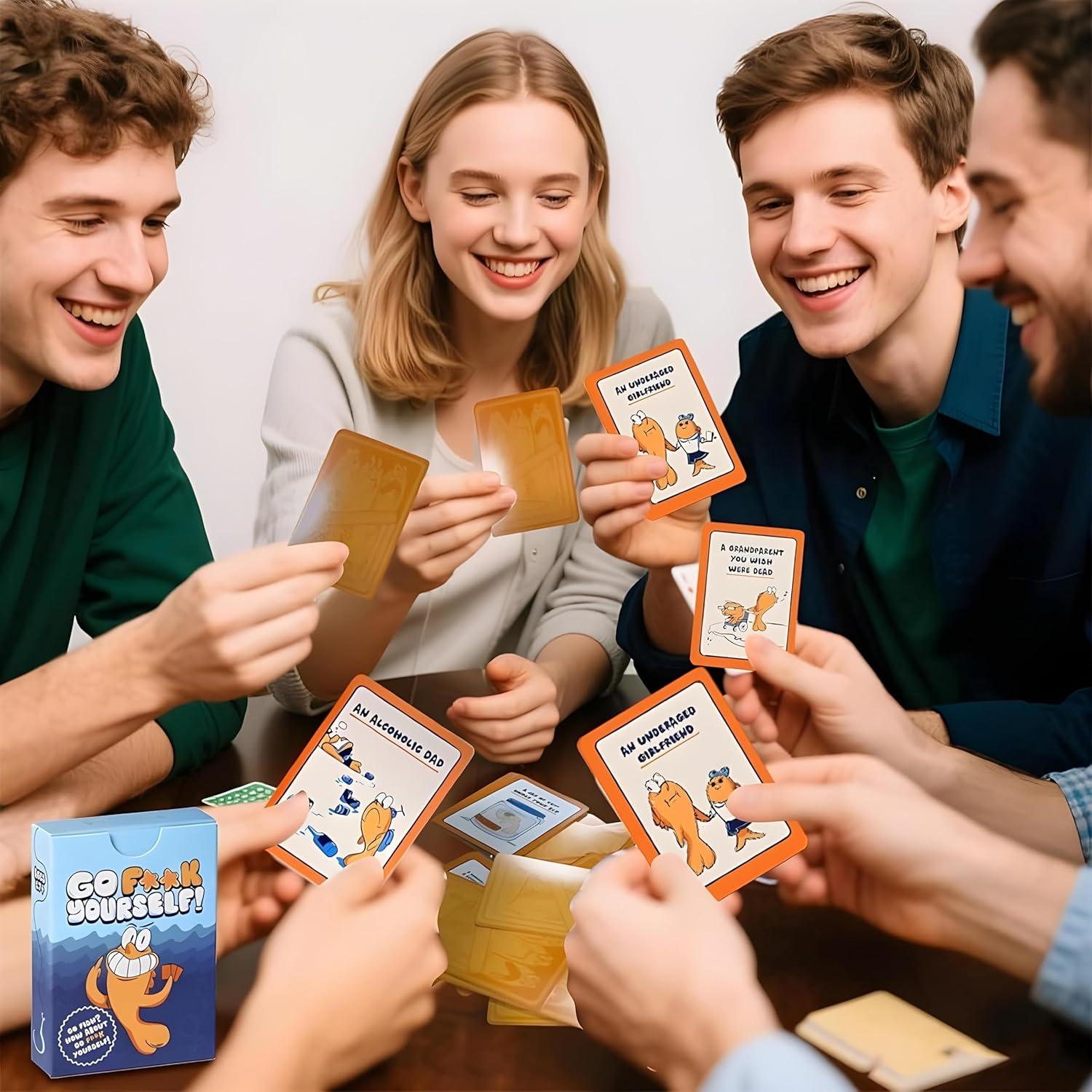 Go F K Yourself - the Go Fish Game of Life'S Little Humiliations, Adult Go Fish Card Game, Hilarious Card Games, Interactive Fun Family and Educational Games (1Pcs) image number 6