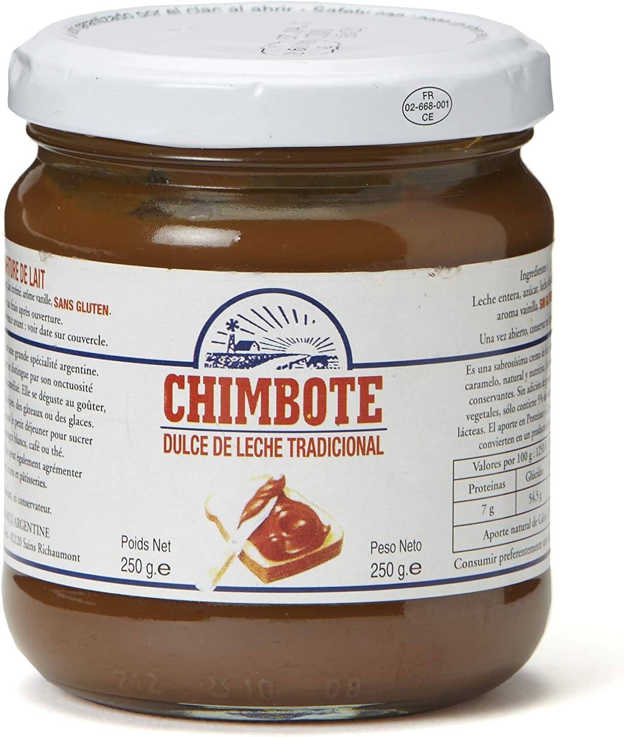 Chimbote Dulce De Leche, 250 G image number 1